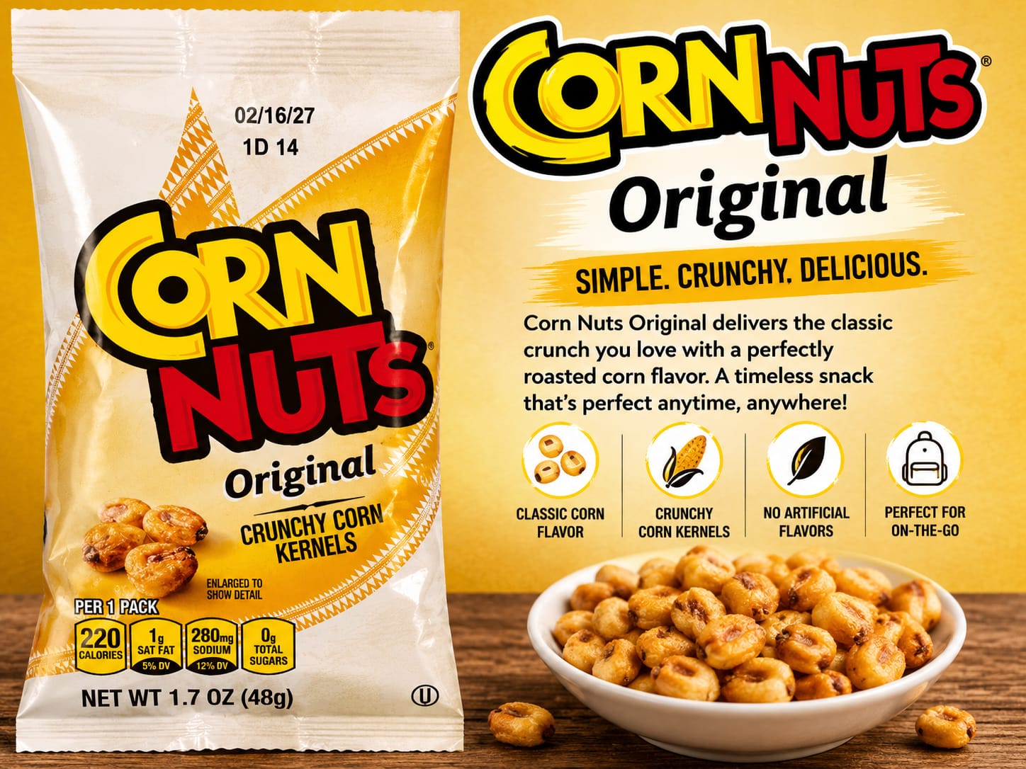 Corn Nuts Original Crunchy Corn Kernels – 1.7 oz