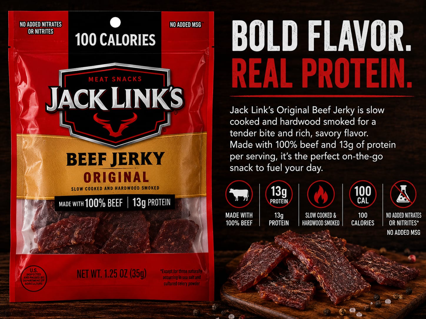 Jack Link's Original Beef Jerky – 1.25 oz