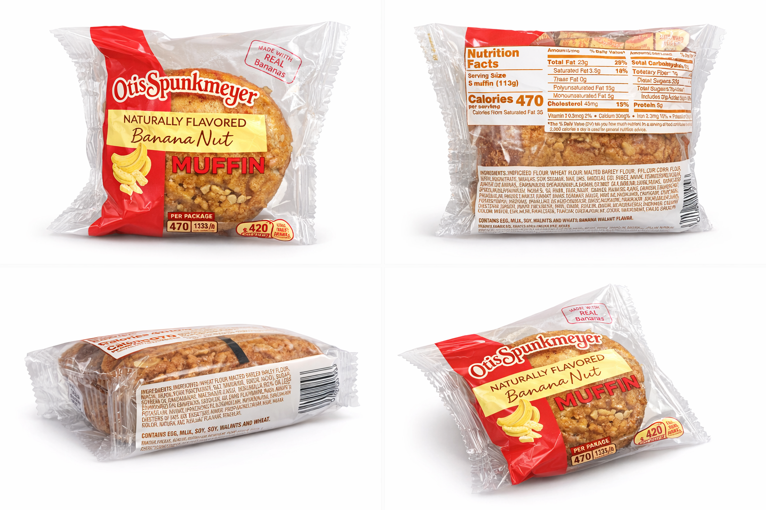 Otis Spunkmeyer Banana Nut Muffin